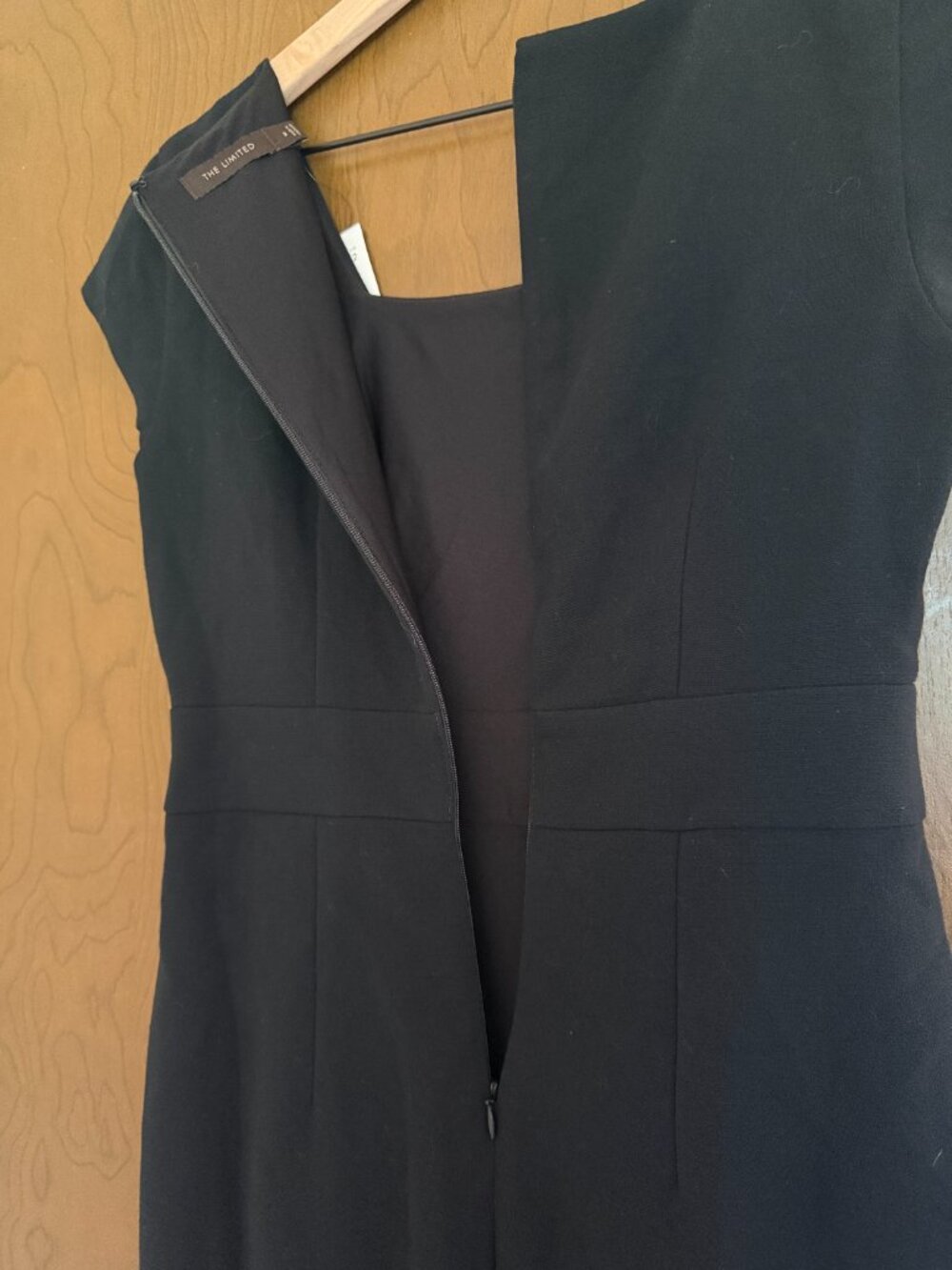 NWT The Limited LBD Cap Sleeve Dress 90s Minimalism Whimsigoth French Girl - Picture 8 of 8